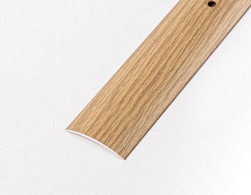 Порог (стык) Русский профиль  разноуровневый декорированный, 38*2700 мм, Дуб светлый